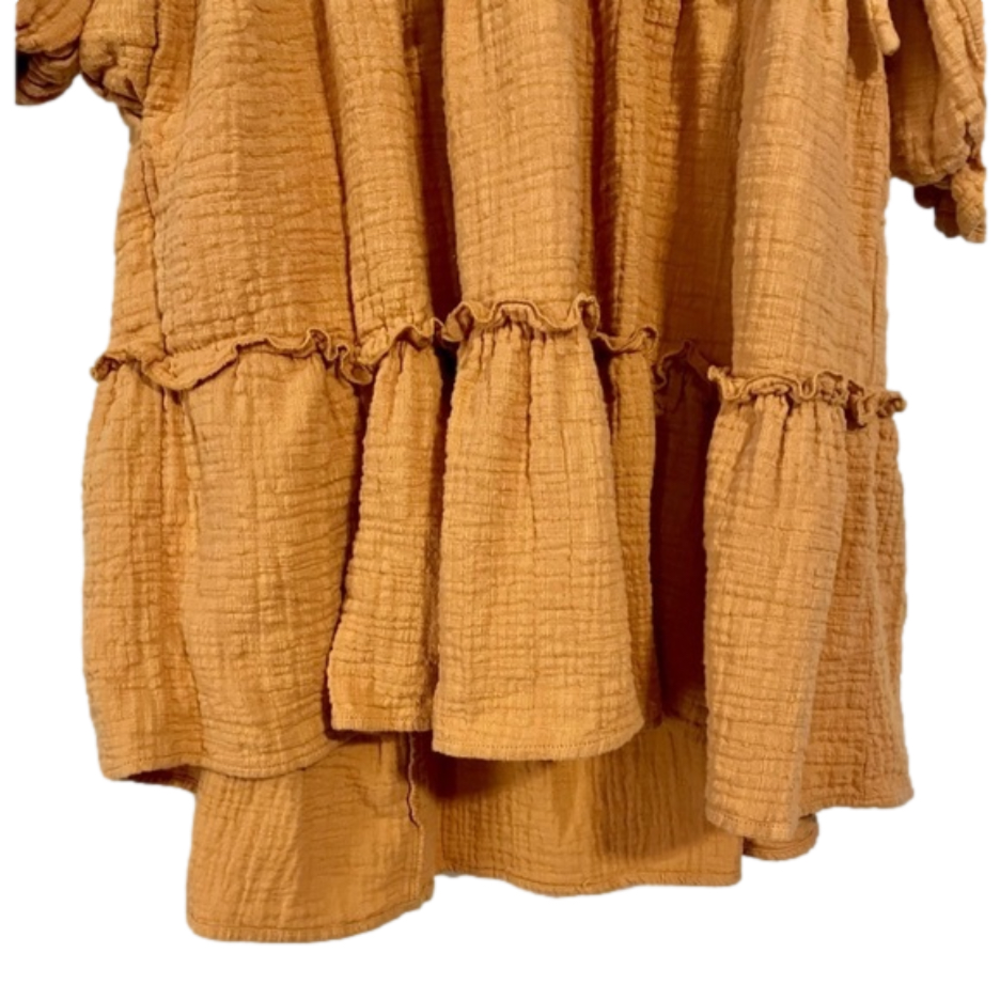 - Code X Mode Size Medium Embroidered Tiered Dress - image 5